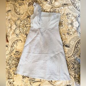 NWT Banana Republic Striped One-Shoulder Dress